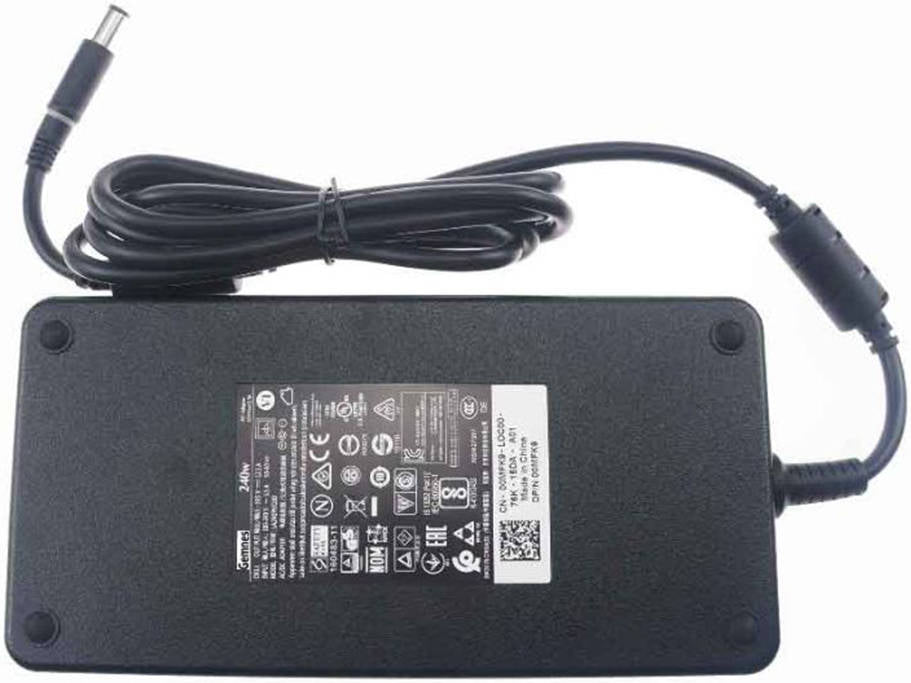 Dell GA240PE1-00 AC / DC Adapter, 100-240V 3.A Input Current, 19.5V Output Current, 240W Power Consumption, Center Pin, Black | FWCRC