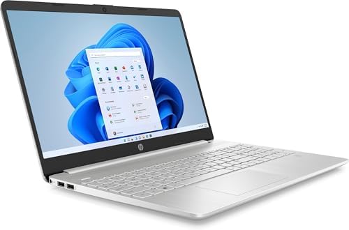 2024 Newest HP 15s Business Laptop With 15.6" FHD Display, Inel Core i5-1235U Porcessor |16GB DDR4 Ram |512GB NVMe SSD |Intel Iris Xᶱ Graphics |Backlit Keybaord |Windows 11 Natural silver (16GB/512GB)