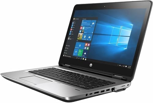 HP ProBook 640 G2 14 Inch Business Laptop, Intel Core i5-6600U up to 3.4GHz, 8GB DDR4, 500GB HHD, Webcam, USB 3.0, Type-C, WiFi, VGA, DP, Win 10 Pro 64 Blupin port